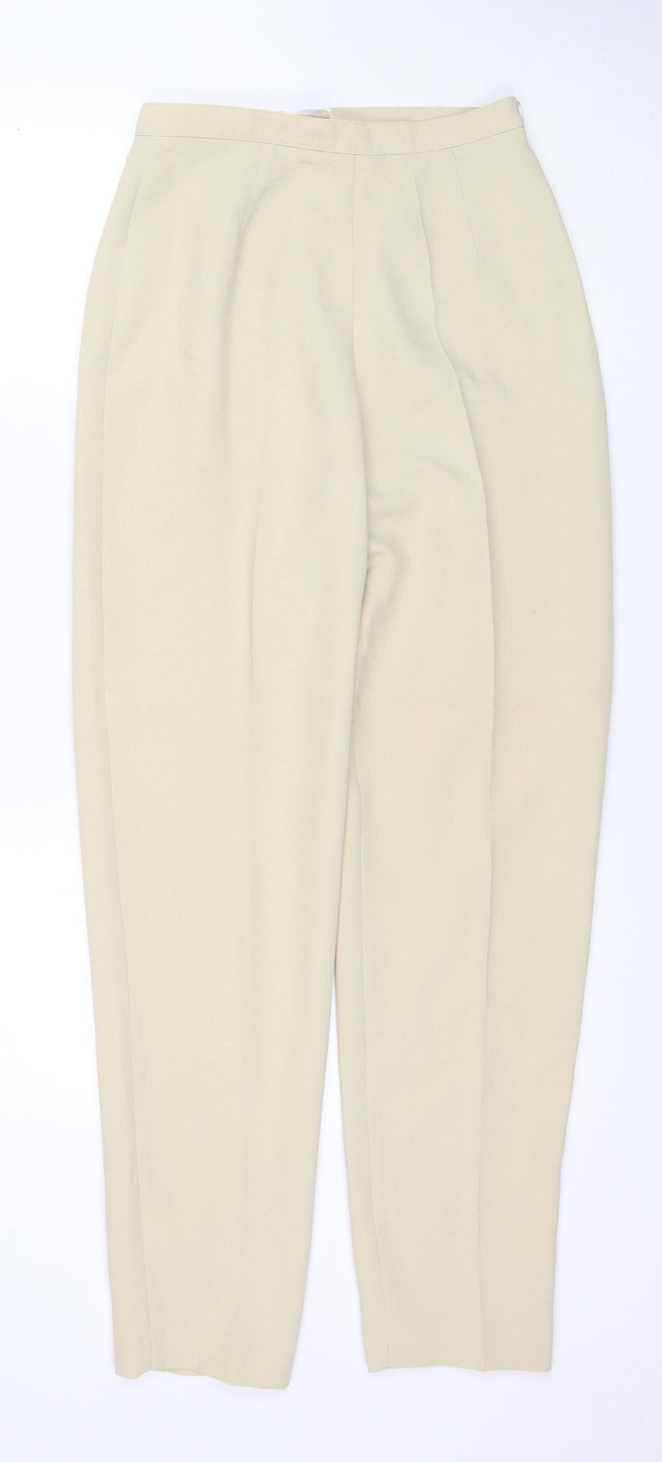 Laura Ashley Women’s Beige Straight Trousers Size 10