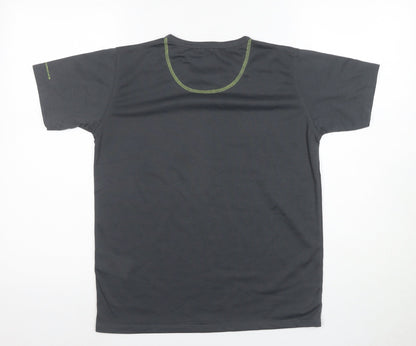 Regatta Men's Black Graphic Print T-Shirt, Size 32