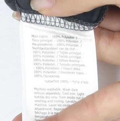 Regatta Men's Black Graphic Print T-Shirt, Size 32