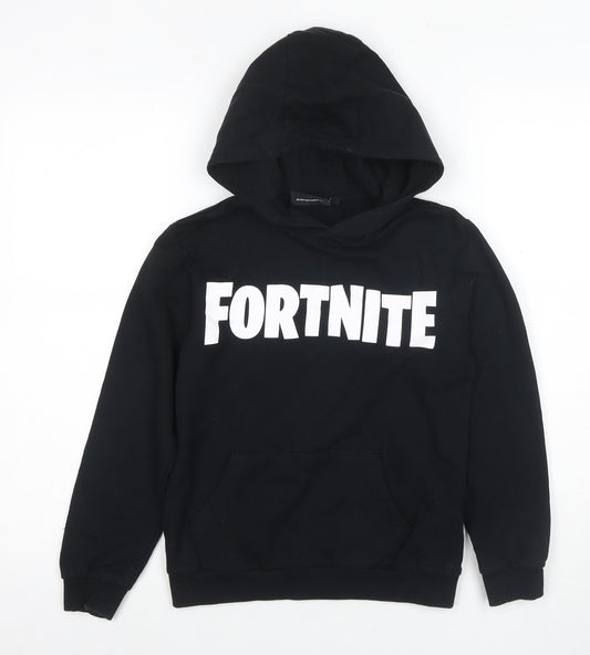 Fortnite Boys Black Graphic Hoodie 9-10 Years