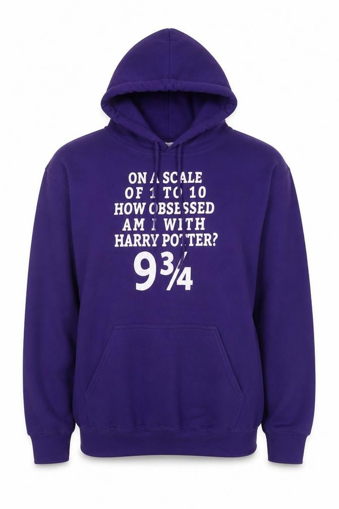 Unisex Adults UK Size M Gildan Purple Pullover Hoodie