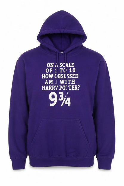 Unisex Adults UK Size M Gildan Purple Pullover Hoodie