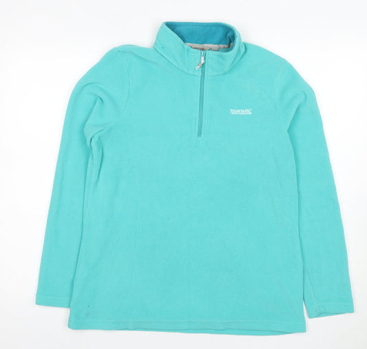 Regatta Women's Blue Fleece Pullover Sweatshirt Size 14