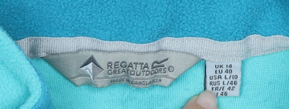 Regatta Women's Blue Fleece Pullover Sweatshirt Size 14