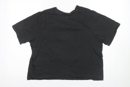 Disney Women's Black Winnie the Pooh T-Shirt Size 14