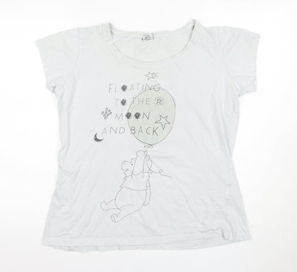 Disney Women's White Winnie the Pooh XL Nightshirt