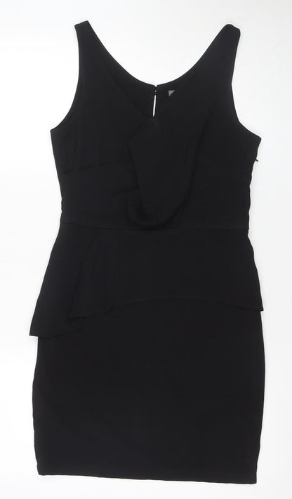 Y.A.S Women's Black Sleeveless Pencil Dress XS