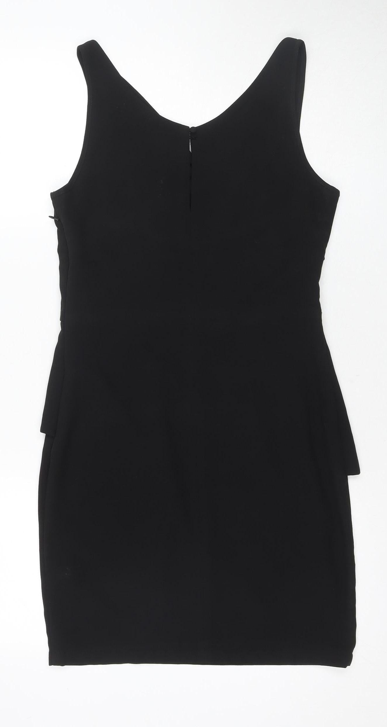 Y.A.S Women's Black Sleeveless Pencil Dress XS