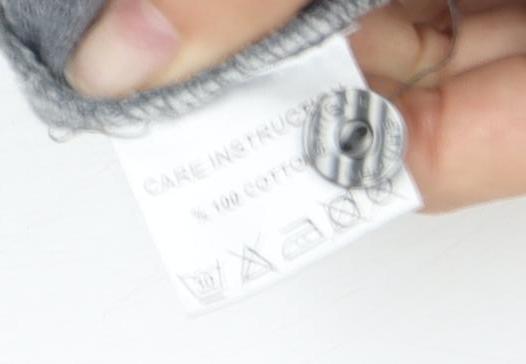 Sangan Men's Grey Long Sleeve Polo L