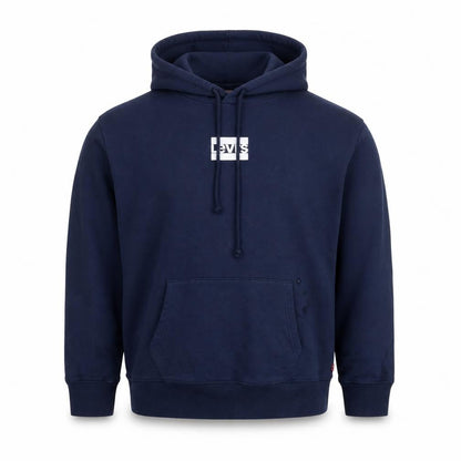 Mens UK Size M Levi's Blue Pullover Hoodie