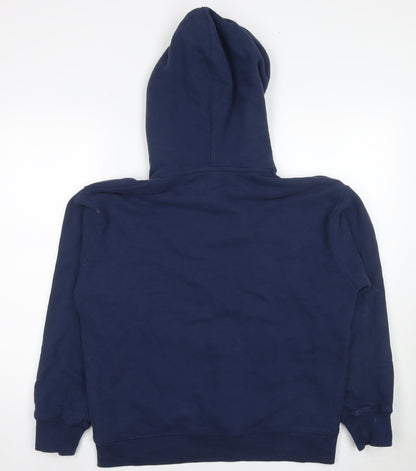 Mens UK Size M Levi's Blue Pullover Hoodie