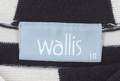 Womens UK Size 14 Wallis Multicoloured Basic T-Shirt