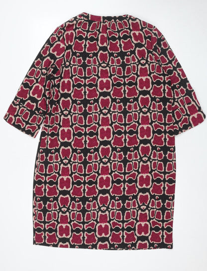 Marks and Spencer Women's Multicoloured Shift Dress - Size 14