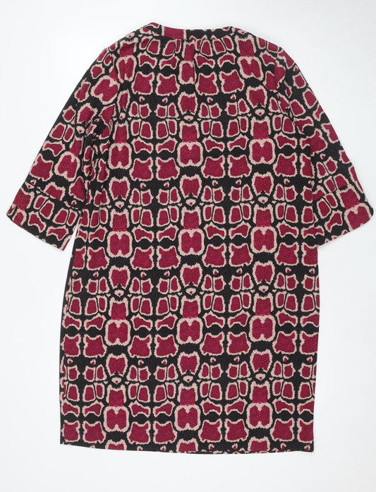 Marks and Spencer Women's Multicoloured Shift Dress - Size 14