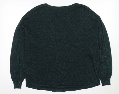 Womens UK Size XL Oasis Black Pullover Jumper