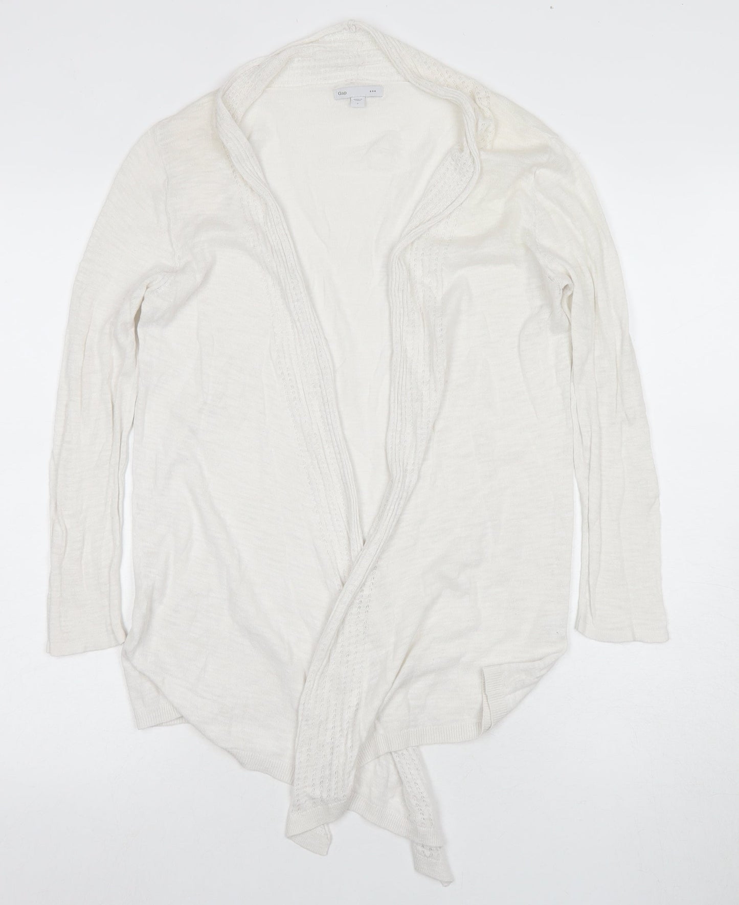 Gap Women's Ivory Cardigan S Cotton Knit Casual