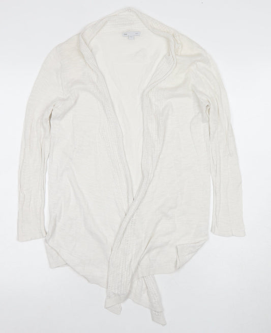 Gap Women's Ivory Cardigan S Cotton Knit Casual