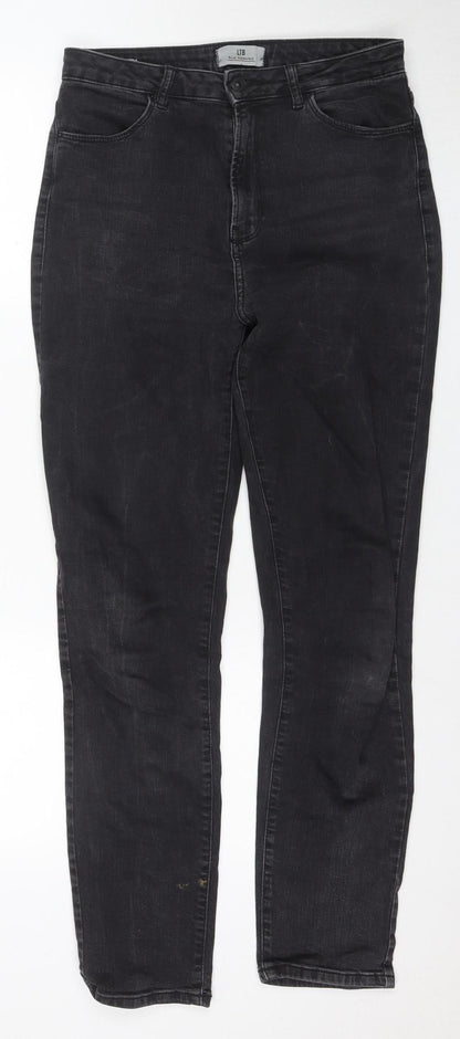 Womens UK Size 10 LTB Slim Fit Skinny Black Jeans