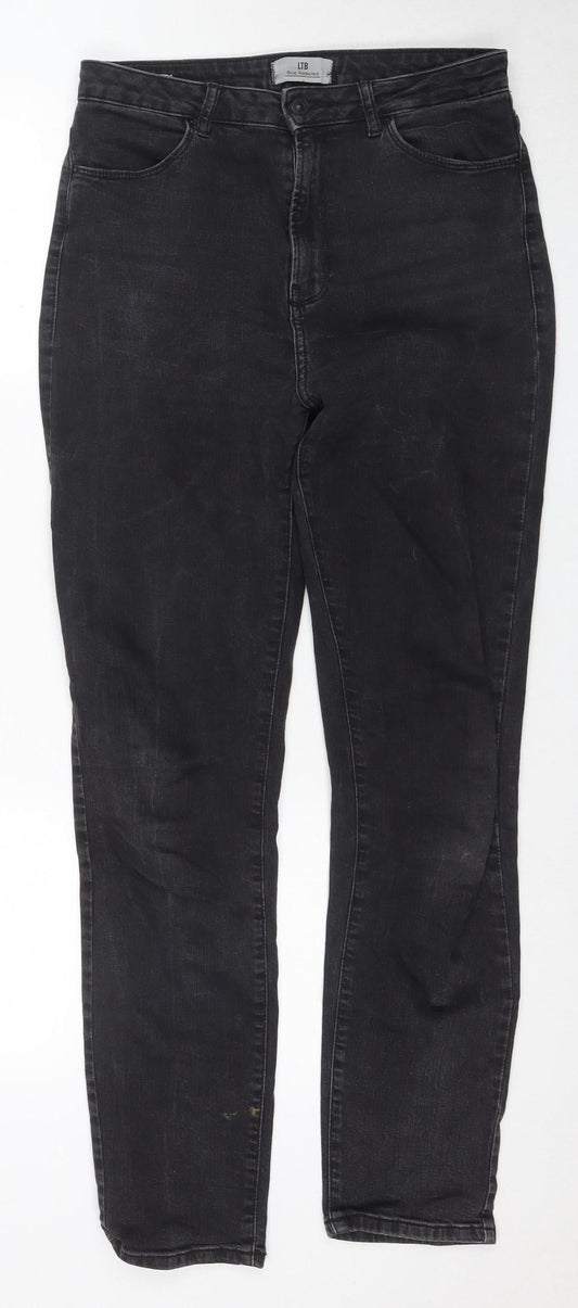 Womens UK Size 10 LTB Slim Fit Skinny Black Jeans