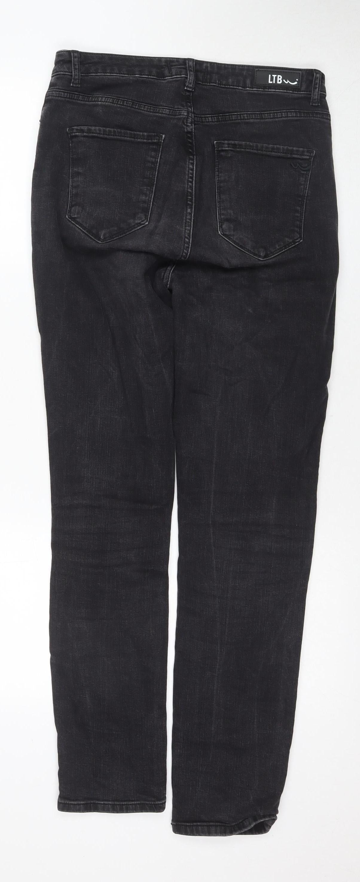 Womens UK Size 10 LTB Slim Fit Skinny Black Jeans