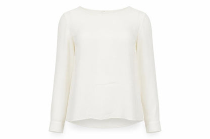 Womens UK Size S Zara White Basic Blouse
