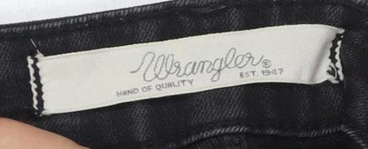Womens UK Size 31 Wrangler Slim Fit Skinny Black Jeans