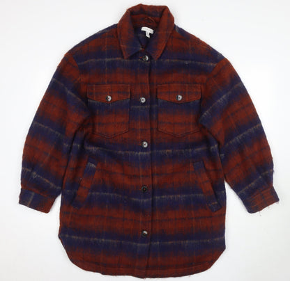 Womens UK Size M Topshop Multicoloured Basic Jacket
