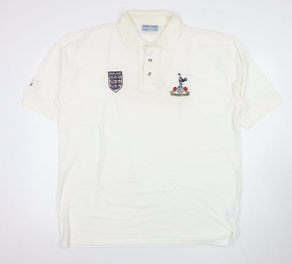 Blue Max Unisex White Polo Shirt XL Classic