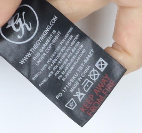 Gym King Men's Black Jogger Trousers - Size L