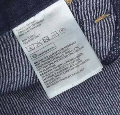 &Denim Women's Blue Skinny Jeans, Regular Waist, Size 32