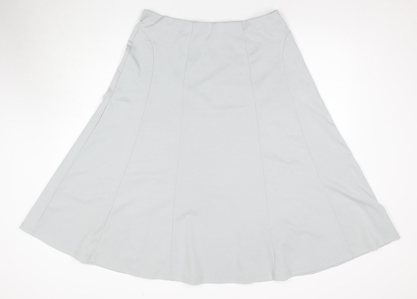 Damart Women's Grey A-Line Skirt UK 18