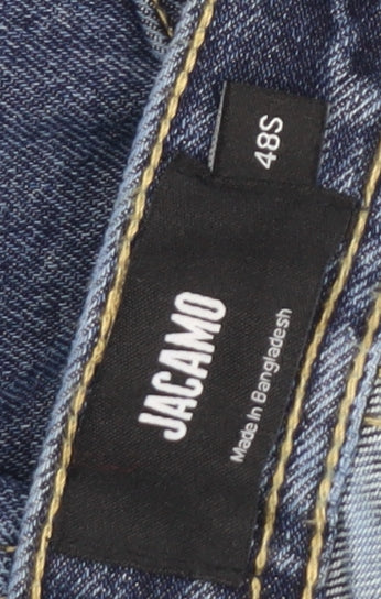 Jacamo Men's Blue Straight Jeans, Size 48, Regular Fit