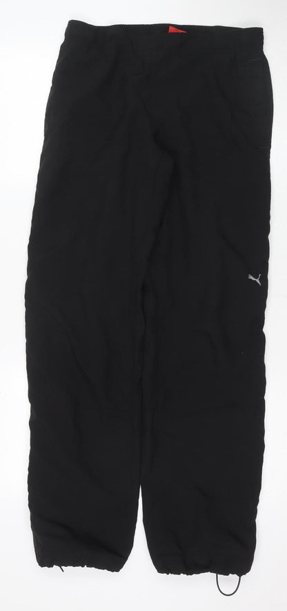 Puma Black Jogger Trousers, Size 16, Unisex, Activewear
