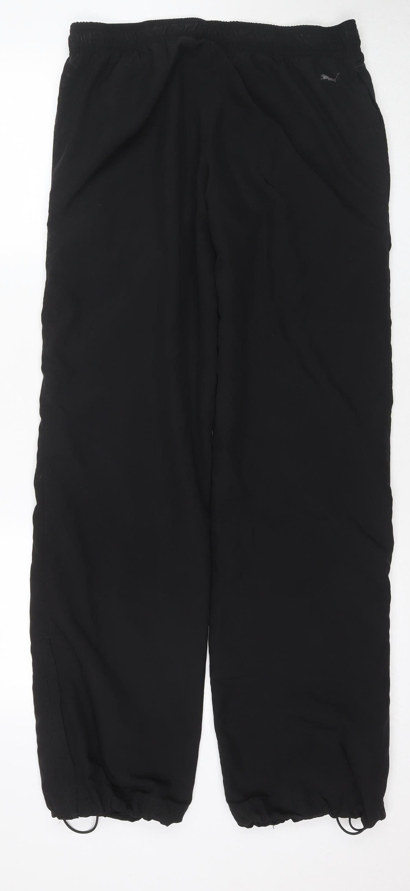 Puma Black Jogger Trousers, Size 16, Unisex, Activewear