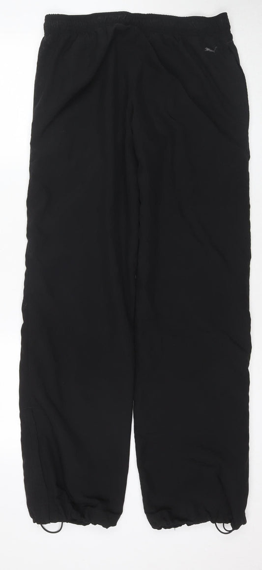 Puma Black Jogger Trousers, Size 16, Unisex, Activewear