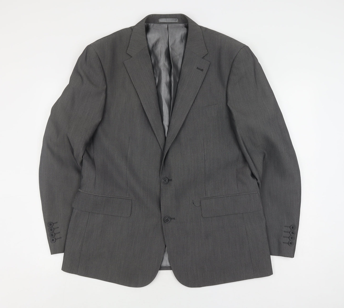 1860 Limited Edition Men's Grey Suit Jacket, 44S, Formal