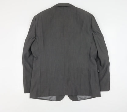 1860 Limited Edition Men's Grey Suit Jacket, 44S, Formal