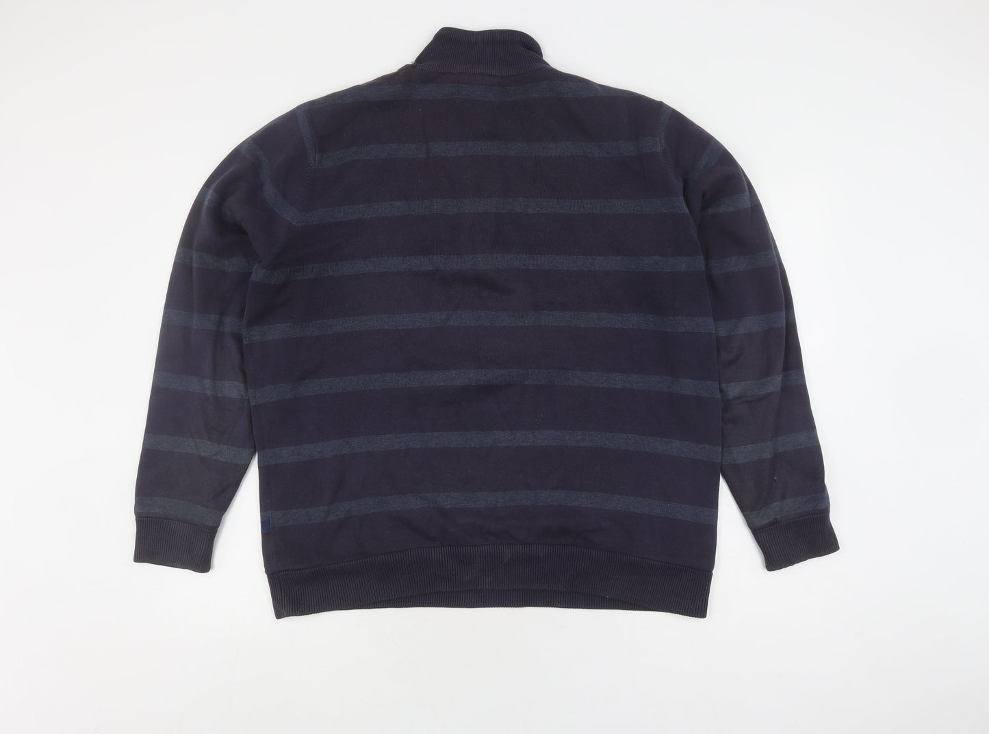 Mens UK Size M Atlantic Bay Blue Full Zip Sweatshirt