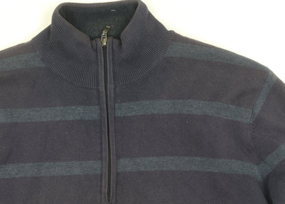 Mens UK Size M Atlantic Bay Blue Full Zip Sweatshirt