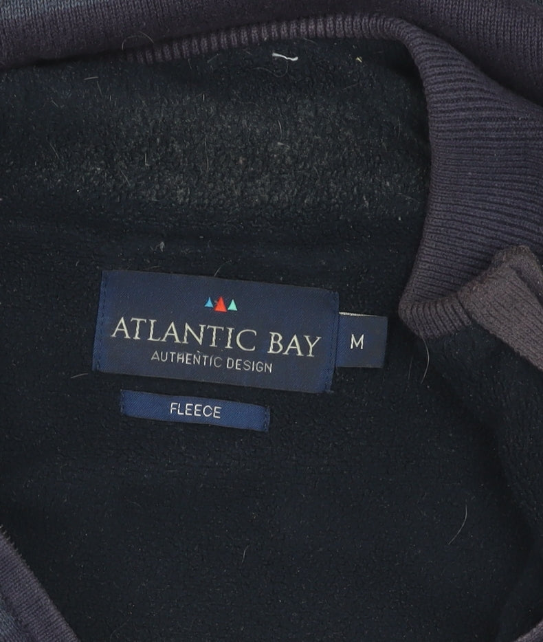 Mens UK Size M Atlantic Bay Blue Full Zip Sweatshirt