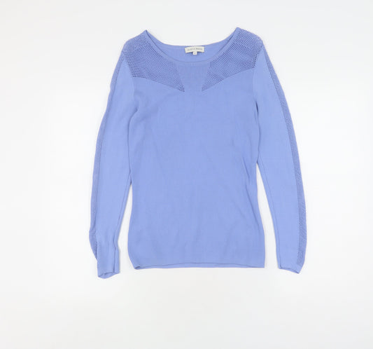 Austin Reed Women's Blue Knit Pullover Jumper, Size S