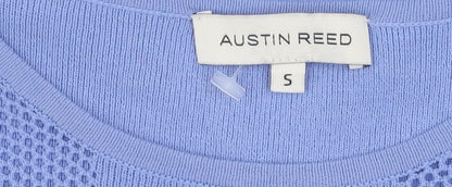 Austin Reed Women's Blue Knit Pullover Jumper, Size S
