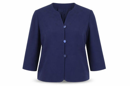 Womens UK Size 16 Eastex Regular Blue Suit Jacket