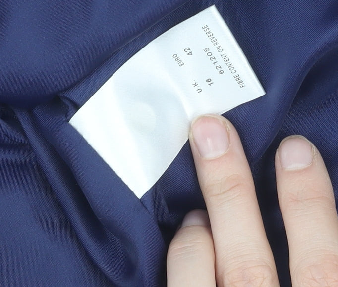 Eastex Women's Blue Suit Jacket, Size 16, Classic Style