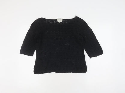 Womens UK Size 8 NEXT Black Pullover Jumper