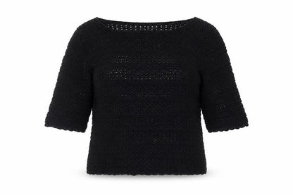 Womens UK Size 8 NEXT Black Pullover Jumper