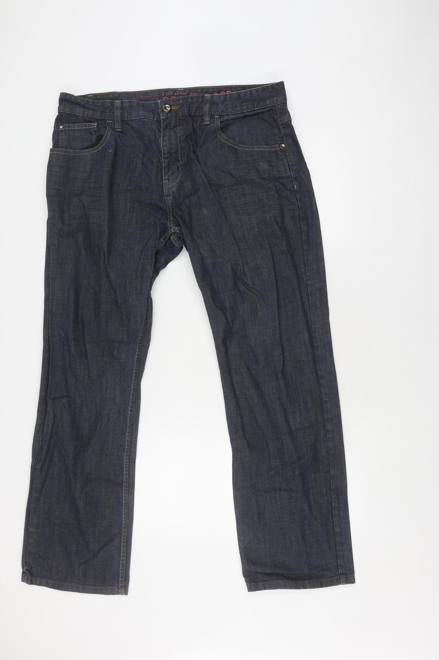 Next Unisex Blue Loose Fit Jeans, Size 36, Good Condition