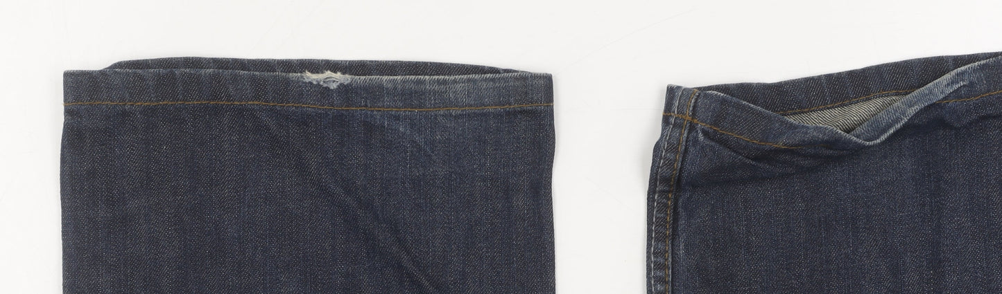 Next Unisex Blue Loose Fit Jeans, Size 36, Good Condition