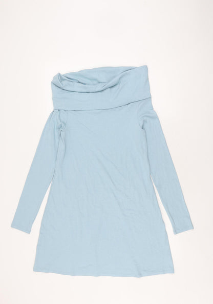 Womens UK Size M Monki Blue Pullover Jumper