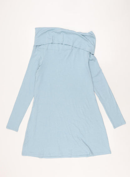 Womens UK Size M Monki Blue Pullover Jumper